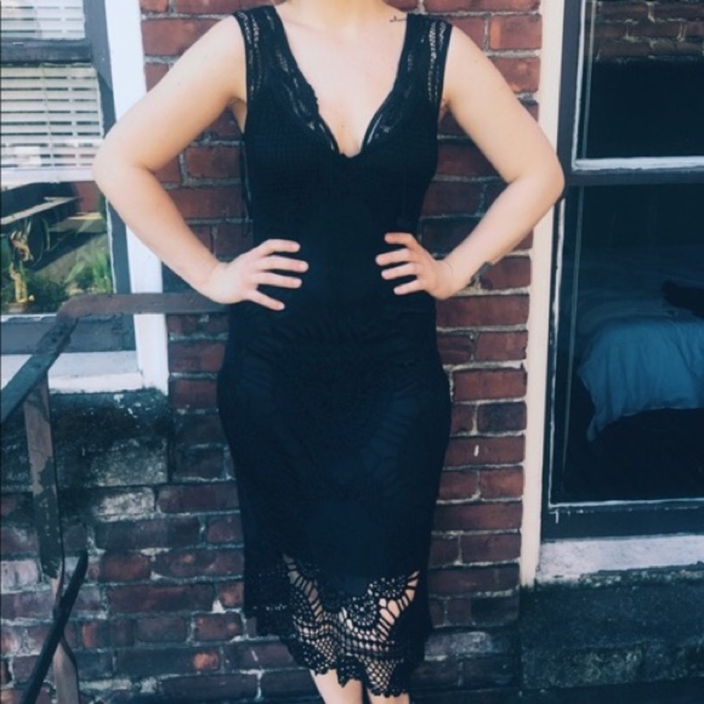 Sue Wong lace dress